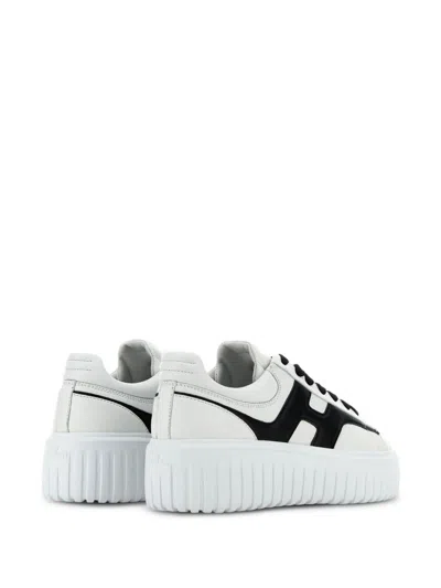 Hogan Nappa Leather Sneakers With Extralight Eva Sole In White