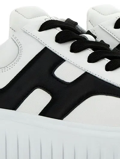 Hogan Nappa Leather Sneakers With Extralight Eva Sole In White