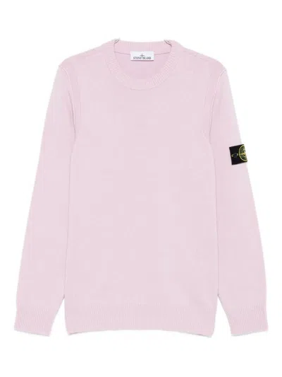 Stone Island Logo-patch Crew-neck Sweater