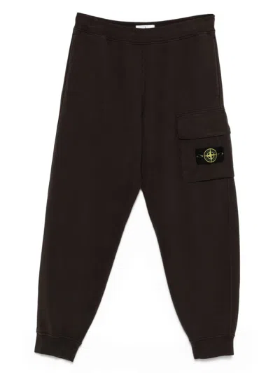 Stone Island Track Pants In Black