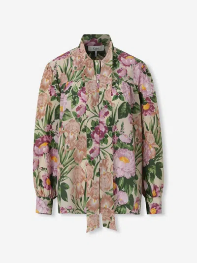 Chloé Floral Blouse In Multi