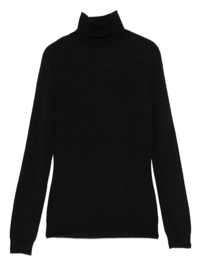 Elisabetta Franchi Wool Blend Turtle-neck Sweater In Multi