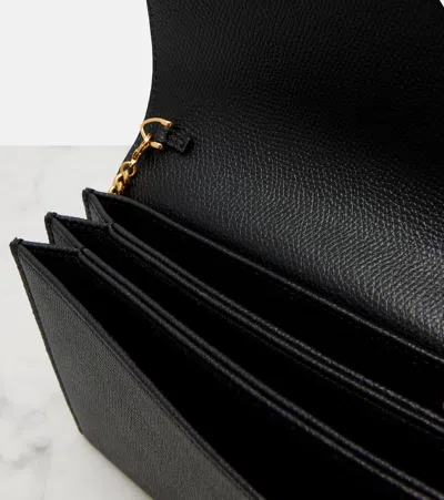 Valentino Clutch Vlogo Signature In Pelle Nera  Donna In Black