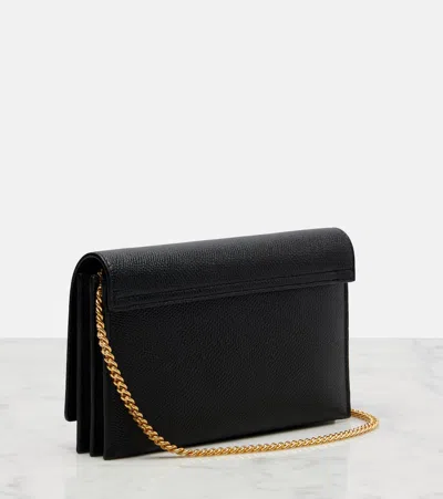 Valentino Clutch Vlogo Signature In Pelle Nera  Donna In Black