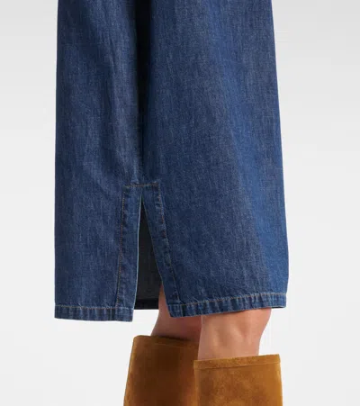 Valentino Cotton Denim Minidress