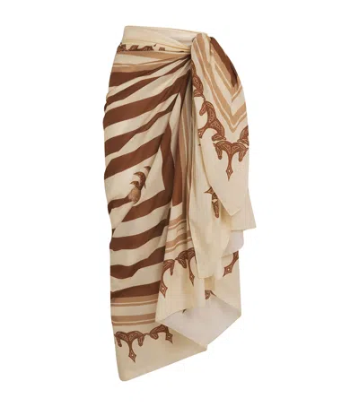 Johanna Ortiz Cotton Infinity Palm Pareo