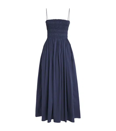 Matteau Organic Cotton Strapless Midi Dress