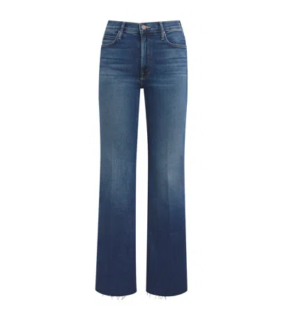Mother Lil Doozy Fray Flared Jeans