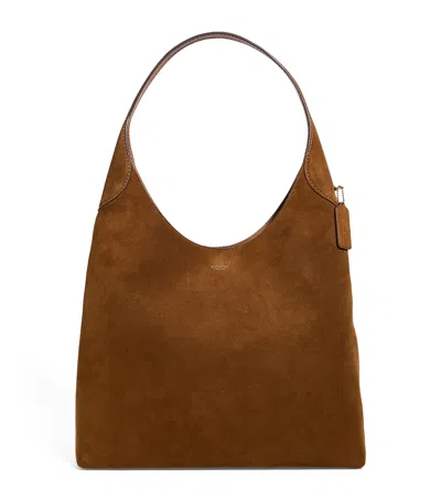 Coach Suede Brooklyn 39 Shoulder Bag