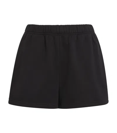 Skims Cotton-blend Fleece Shorts