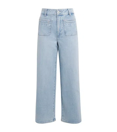 Paige Sasha Cropped Straight Jeans