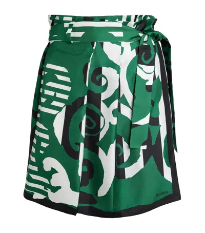 Max Mara Silk Midi Skirt