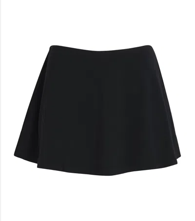 Skims Smooth Layers Mini Skort In Black