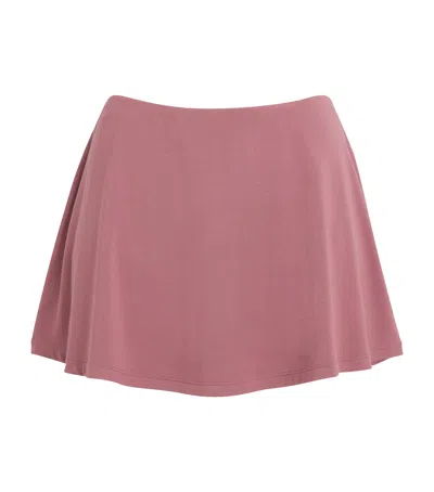 Skims Smooth Layers Mini Skort In Pink