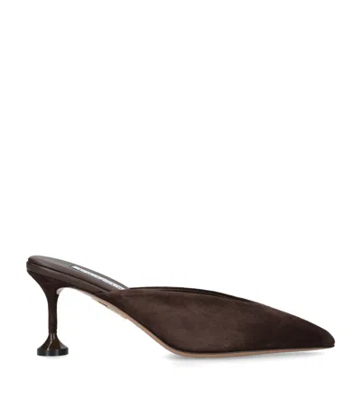 Aquazzura Suede Bisous Pumps 65