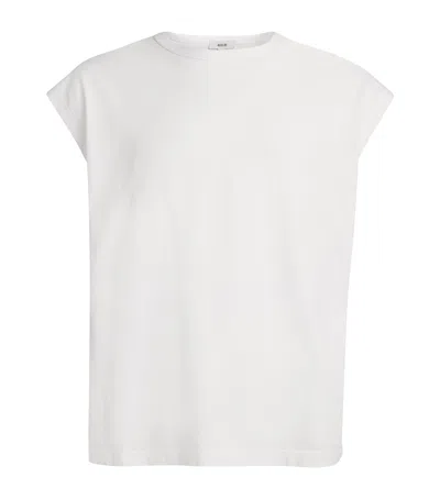 Agolde Cotton Leonard Vest In White