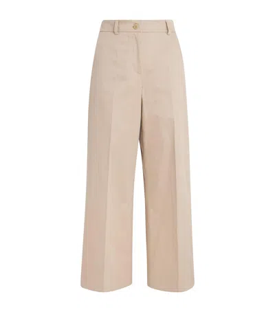 Weekend Max Mara Cotton Straight Trousers