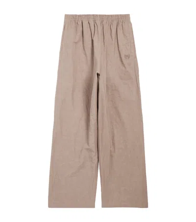 Balenciaga Cotton-blend Baggy Trousers