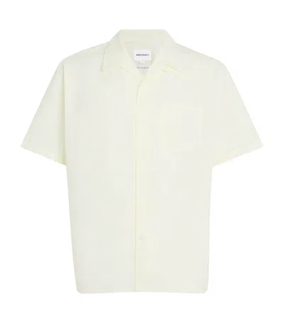 Norse Projects Cotton-blend Carsten Shirt In Neutral