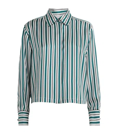 Max Mara Silk Stripe Shirt
