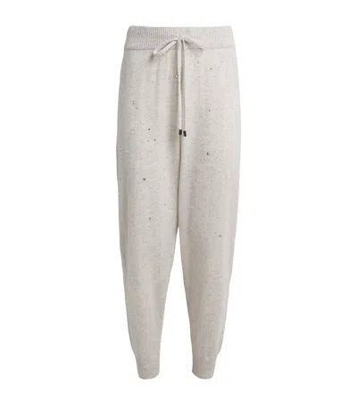 William Sharp Cashmere Swarovski Crystal-embellished Sweatpants
