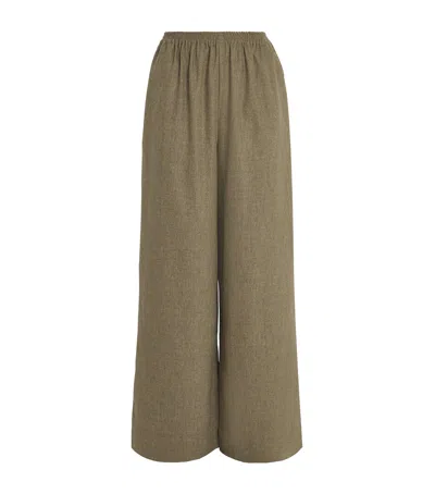 Eskandar Cashmere-wool Wide-leg Trousers