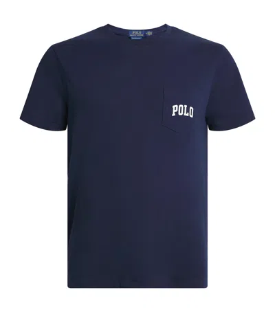 Polo Ralph Lauren Ralph Lauren Polo Bear Jersey T-shirt In Blue
