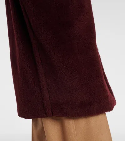 Max Mara Teddy Bear Alpaca Wool, Wool, And Silk Coat