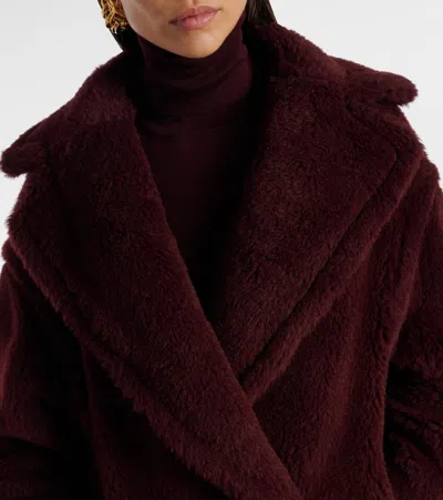 Max Mara Teddy Bear Alpaca Wool, Wool, And Silk Coat