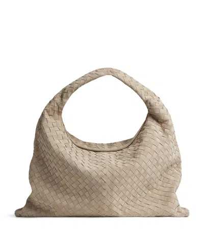 Bottega Veneta Large Suede Hop Shoulder Bag