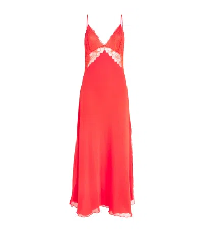 Bocan Silk Chiffon Slip Nightdress