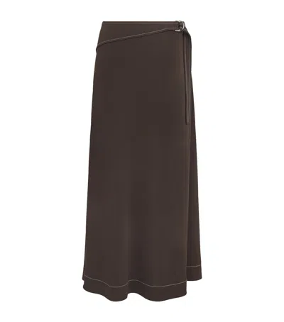 Tory Burch Jersey Belted Maxi Skirt