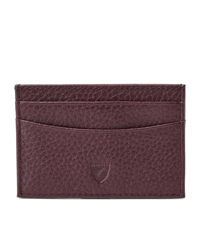 Aspinal Of London Pebbled Leather Slim Card Holder