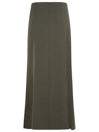 P.a.r.o.s.h Pleated Skirt In Green
