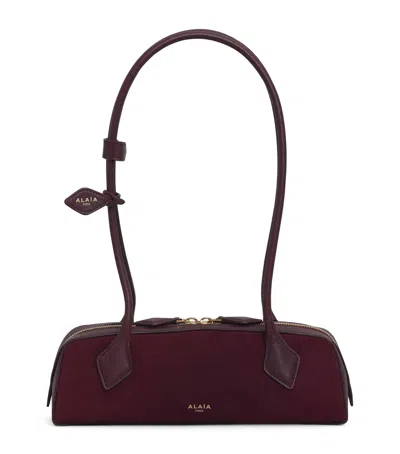 Alaïa Small Suede Le Teckel Shoulder Bag