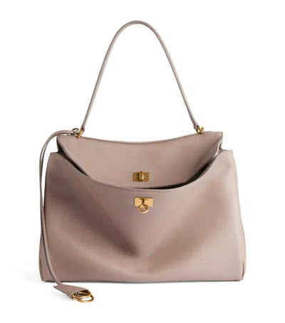 Balenciaga Medium Leather Rodeo Top-handle Bag