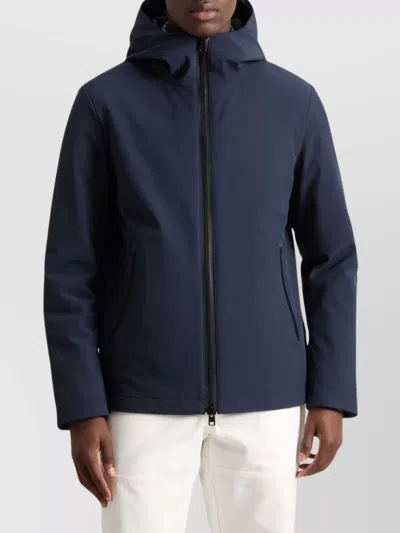 Woolrich Men's Jacket With Zip In Blue