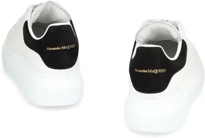 Alexander Mcqueen Leather Chunky Sneakers In White