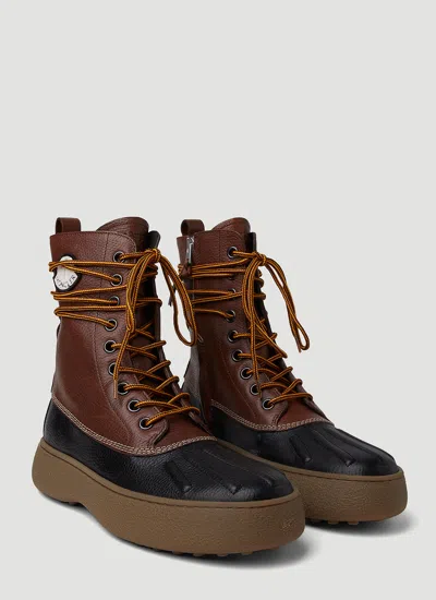 Moncler 8  Palm Angels Men X Tod's Winter Boots In Multi