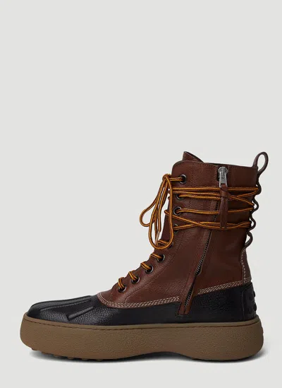 Moncler 8  Palm Angels Men X Tod's Winter Boots In Multi