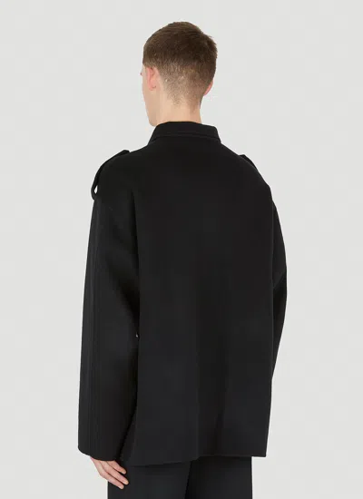 Acne Studios Crinkled Lambskin Jacket In Black