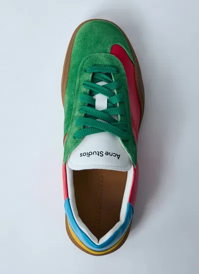 Acne Studios Men Leather Low-top Sneakers