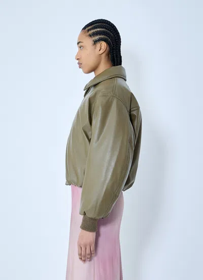 Acne Studios Women Coated Bomber Jacket