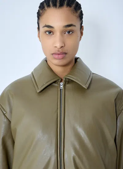 Acne Studios Women Coated Bomber Jacket