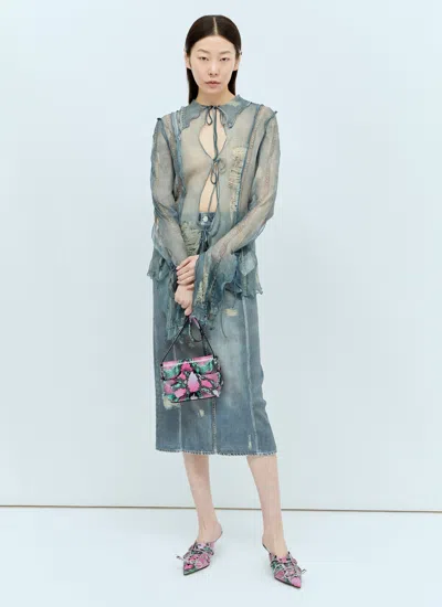 Acne Studios Women Lace-up Heeled Mules