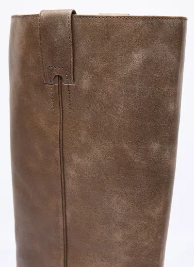 Acne Studios Women Leather Buckle Boots