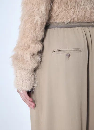 Acne Studios Women Logo Tape Twill Pants