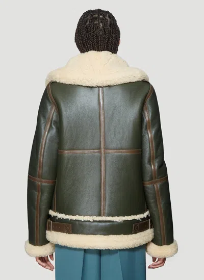 Acne Studios Women Long Raf Shearling Jacket