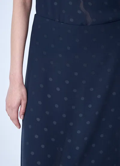 Acne Studios Iranee Polka Dot Georgette Skirt