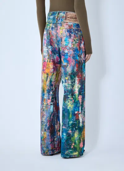 Acne Studios Women Paint-splattered Jeans